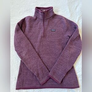 Patagonia women’s better sweater 1/4 zip fleece size small. EUC. No flaws
